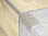 Schodová lišta pro obložení schodů Küberit 838 Imitace nerezi F2 do 8,5 mm