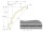  Profil a rozměry stropní polyuretanové lišty C301