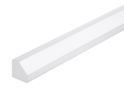 Hliníkový rohový profil pro LED pásky Prolight CLA/8 elox Stříbrný 