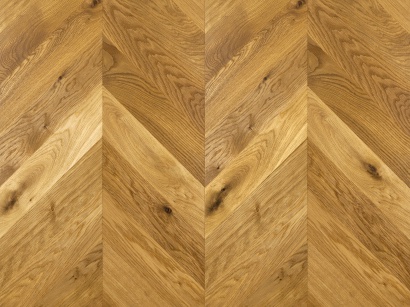 Postaršená dřevěná podlaha Chevron Pelgrim Elegance Lehce kouřová