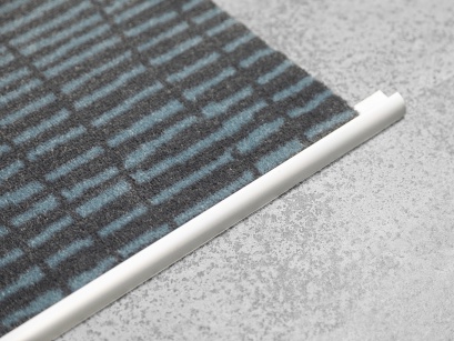 Samolepící profil pro ukončení koberců Carpetec MS Stříbrný do 8 mm