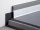 Soklová lišta Profilitec Baseboard BIM pro venkovní podlahy Stříbrná - Micaceo Goffrato