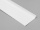 Hliníková soklová lišta Baseboard BA AM11 Bílá matná 45 mm